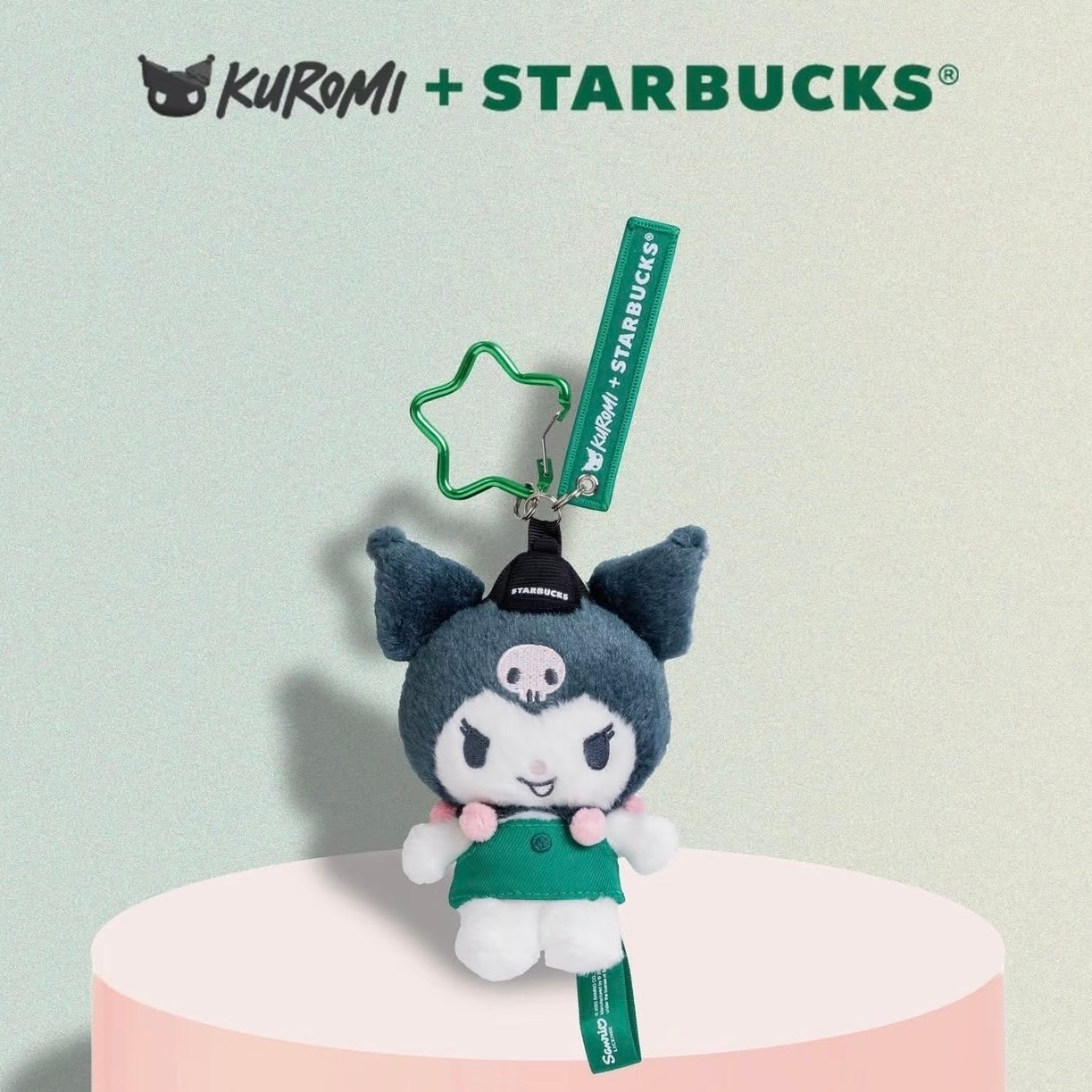 Starbucks x Kuromi Limited Collaboration Mascot Keychain – Asian