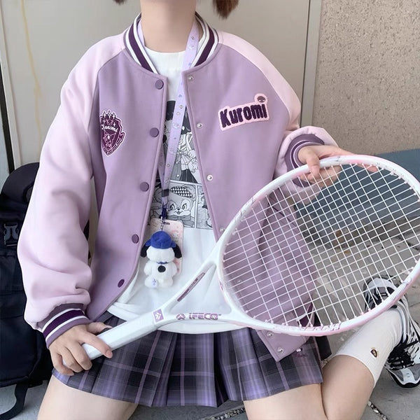 Sanrio Kuromi Varsity Jacket