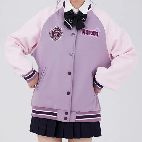 Sanrio Kuromi Varsity Jacket