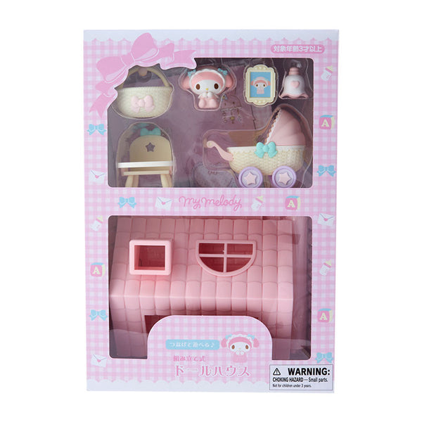 Sanrio My Melody Bedroom Doll House Figure Set