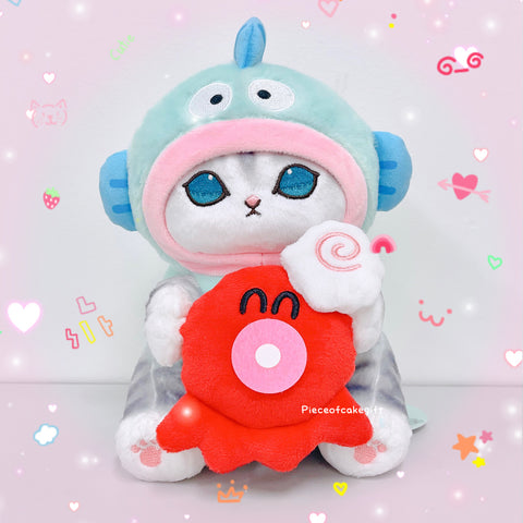 Sanrio x Mofusand Hangyodon Cat Plush Doll