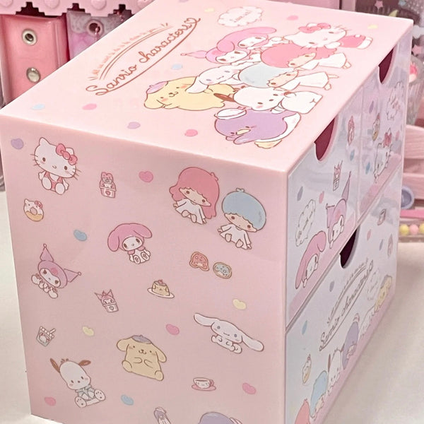 Sanrio Mix Characters Storage Box Drawer