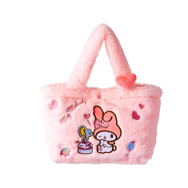Sanrio x Miniso Furry Embroidery Hand Bag