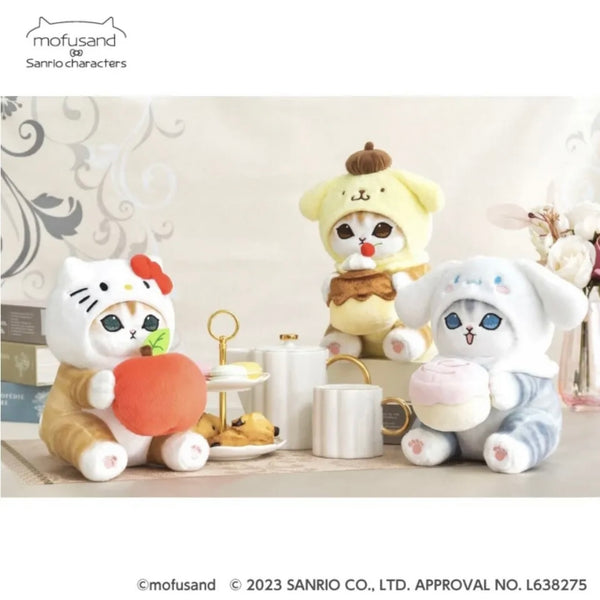 Sanrio x Mofusand Hangyodon Cat Plush Doll