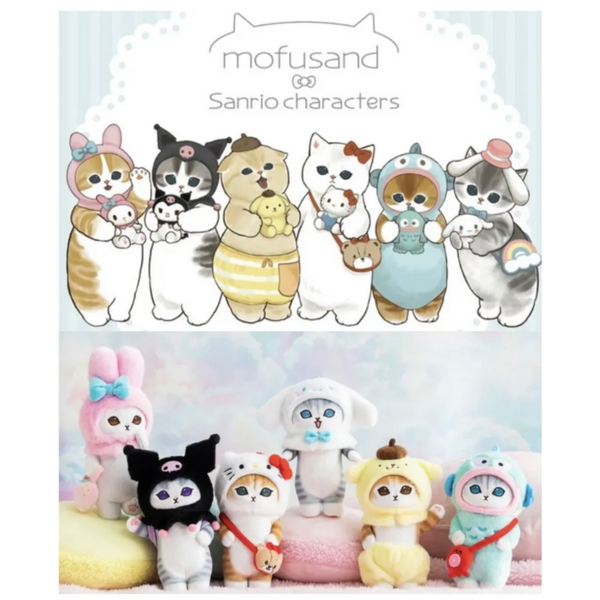 Sanrio x Mofusand Hangyodon Cat Mascot Plush