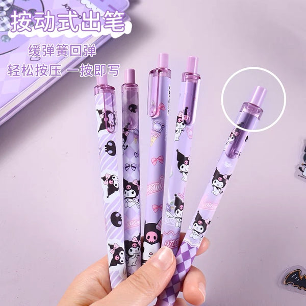 Sanrio Kuromi Black Ballpoint Pen Set of 5