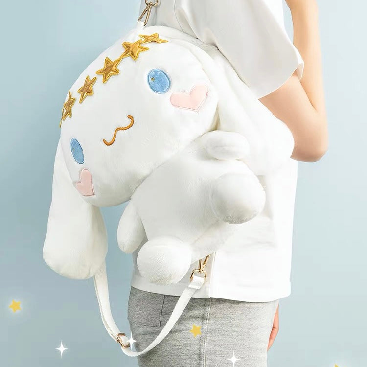 Cinnamoroll Plush Backpack, Cute Kawaii Backpack Plush