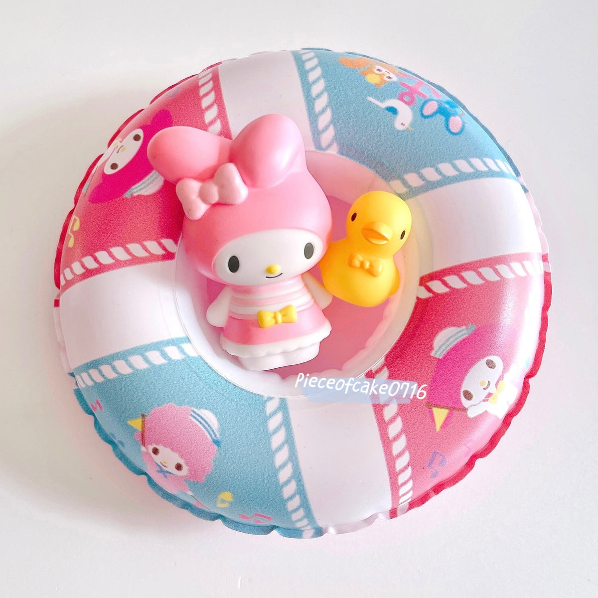 Sanrio My Melody Summer Swim Ring Figure Toy – Pieceofcake0716