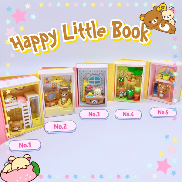 San-X Rilakkuma Happy Little Book Figure