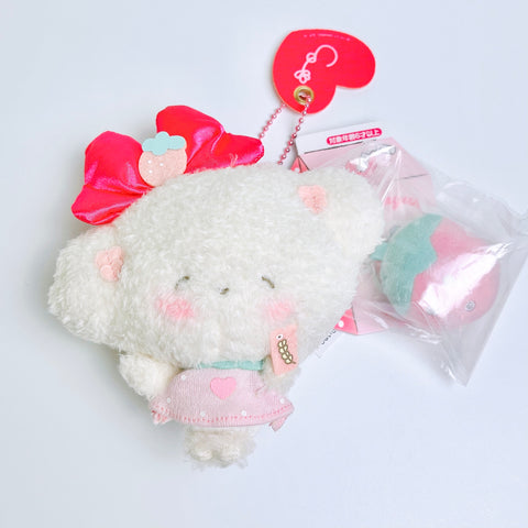 Sanrio First Love Cogimyun Mascot + Strawberry Sachet