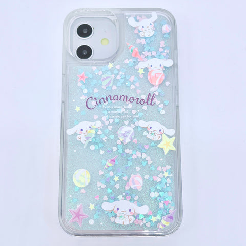Kawaii Glitter Liquid iPhone Case