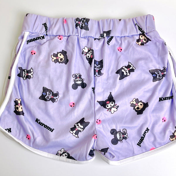 Sanrio Kuromi Cotton Shorts