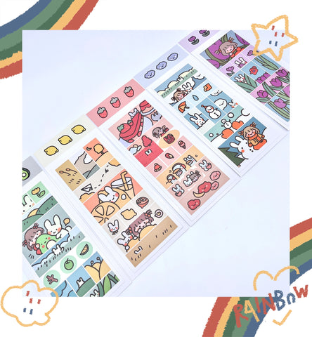 Kawaii Season Decorative Stickers