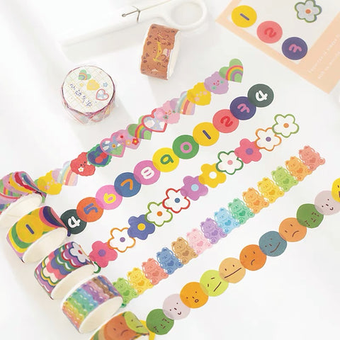 Kawaii Decorative Stickers Roll