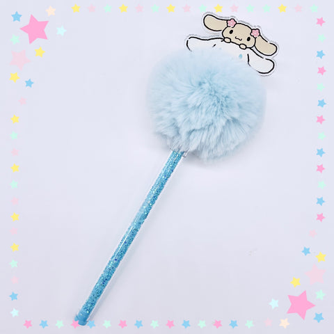 Sanrio Fluffy Pom Pom Ballpoint Pen