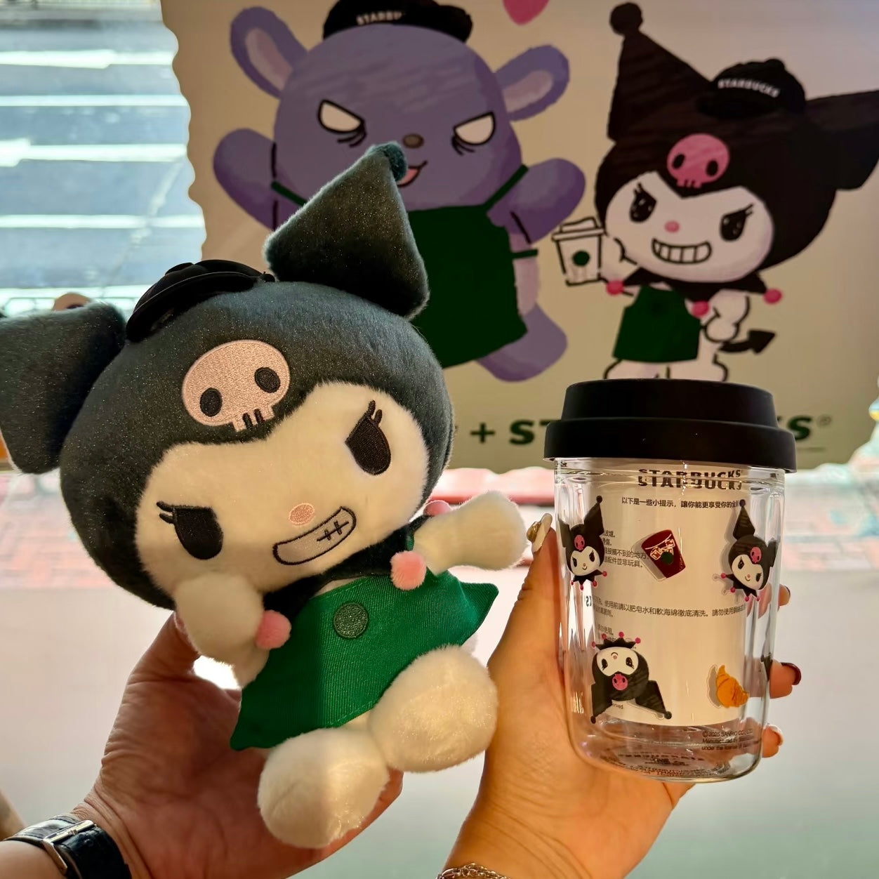 [Pre-Order] ☕ Starbucks x Kuromi Limited Collaboration Plush – Asian Exclusive ☕