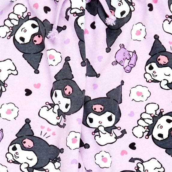 Sanrio Kuromi Montage Drawstring Jogging Pants