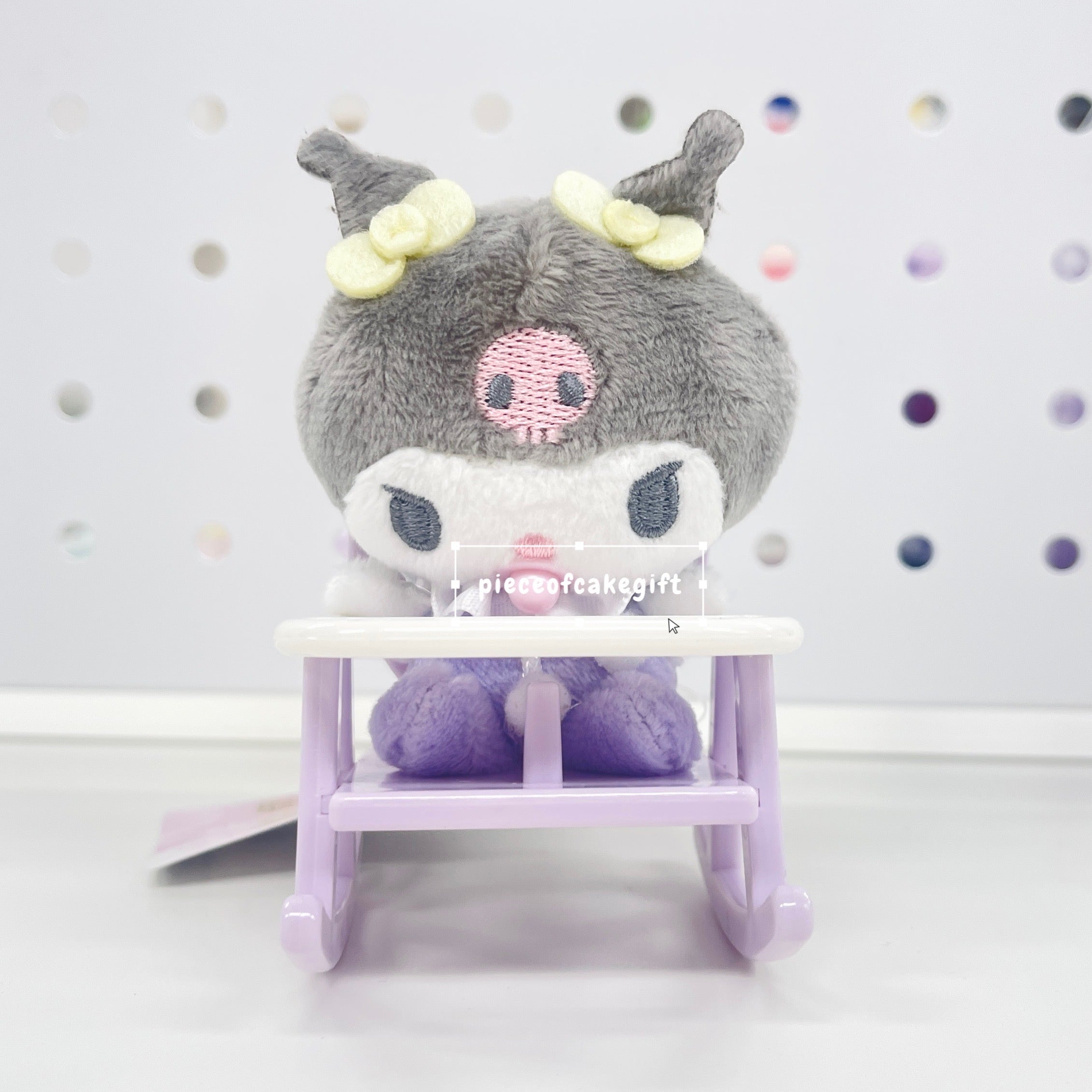 Sanrio Pastel Kuromi Baby Chair Mascot