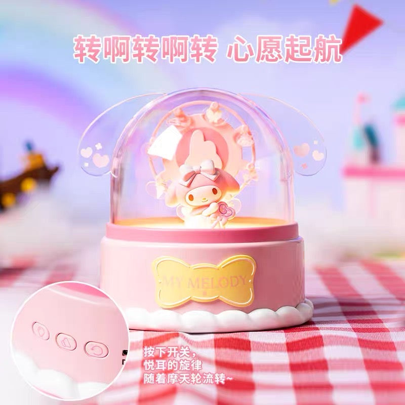 Sanrio Make a Wish Sky Wheel Light Music Box