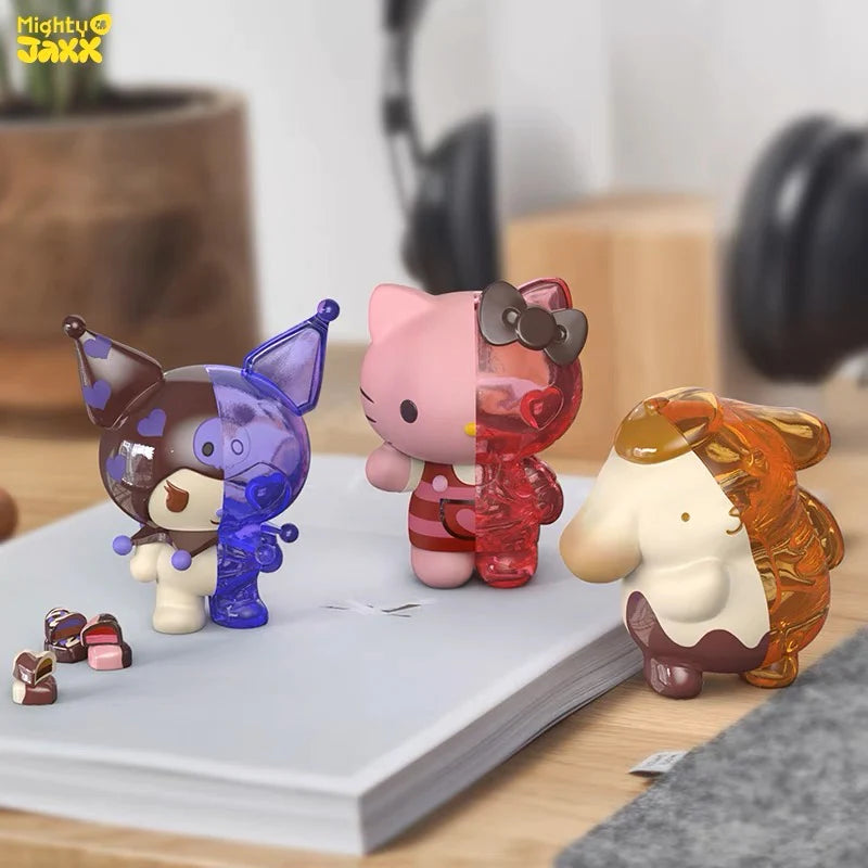 Sanrio Mighty Jaxx Chocolate Blind Box Figures (open box)