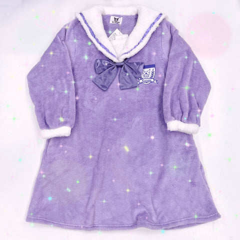 Kuromi Sailor Fleece Nightgown