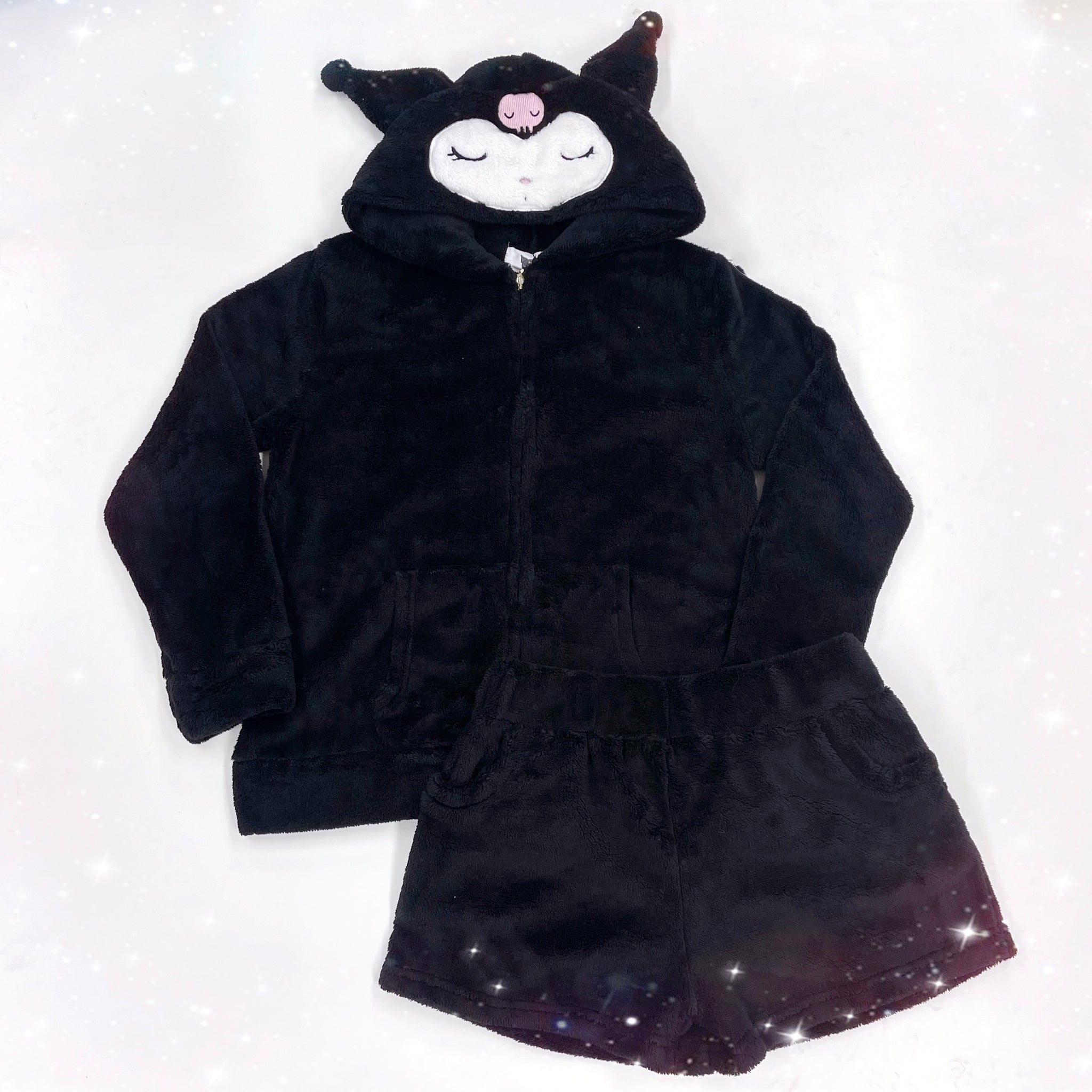 Sanrio Kuromi Fleece Loungewear Set