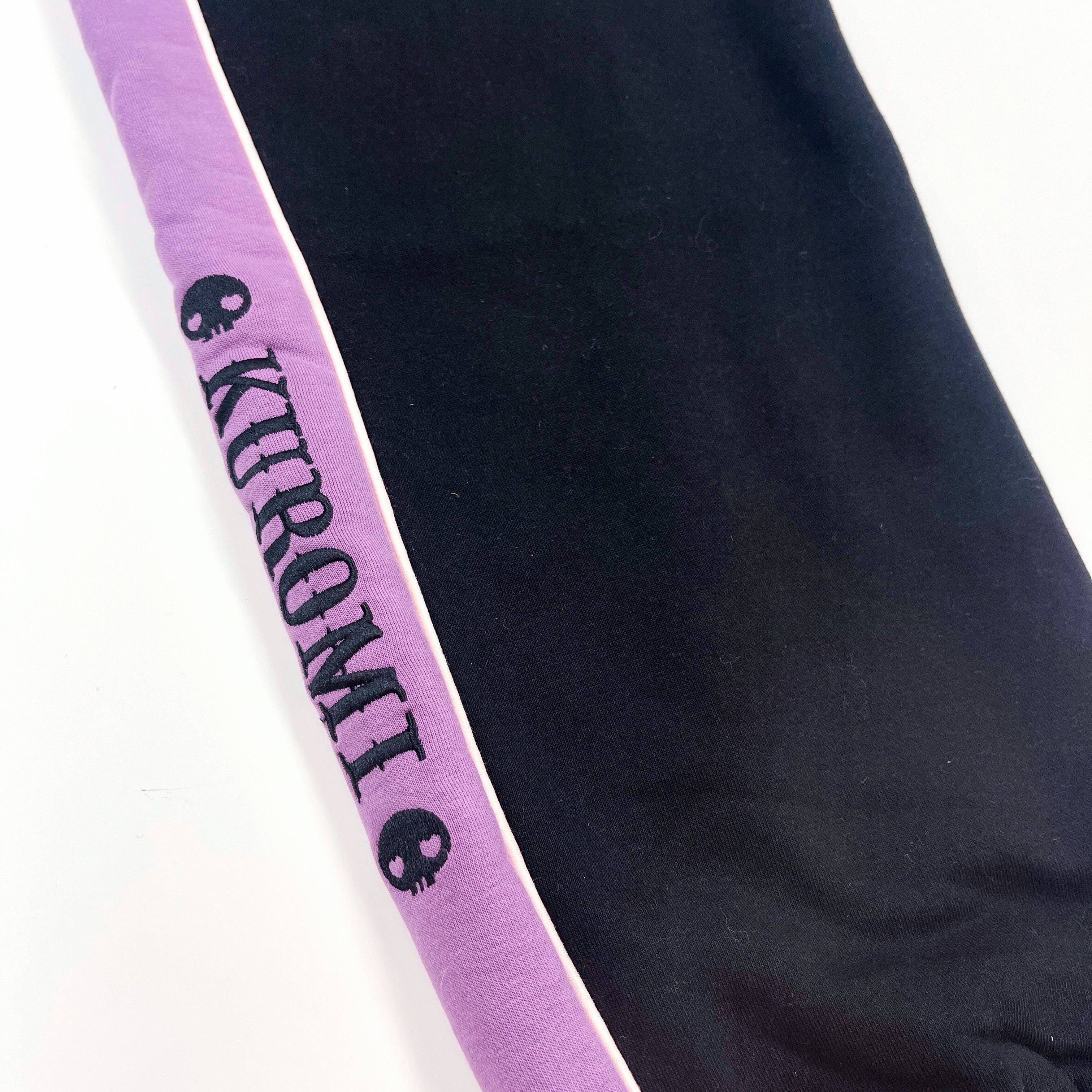 Sanrio Kuromi Embroidery Drawstring Jogging Pants