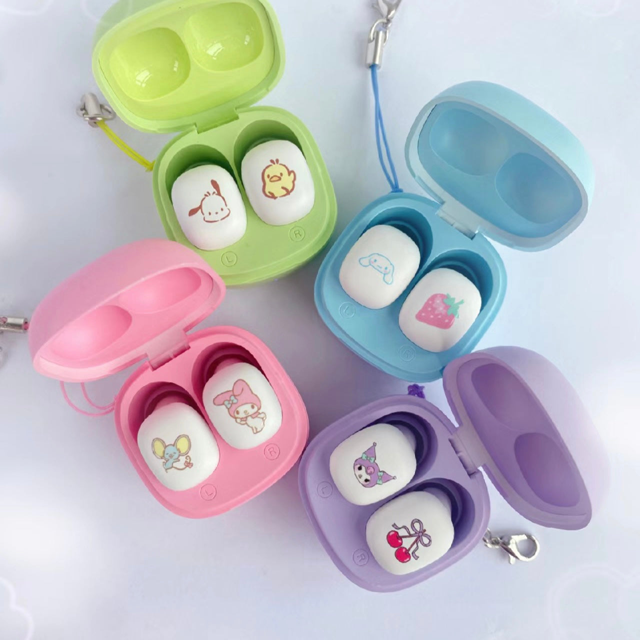 Sanrio Sugar Cube Bluetooth Earbuds