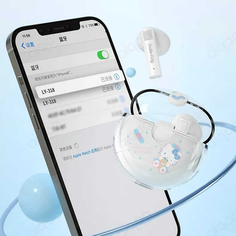 Sanrio Mini Egg Bluetooth Earbuds