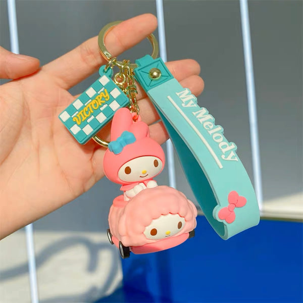 Sanrio Characters Bumper Car Keychain