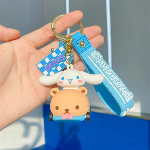 Sanrio Characters Bumper Car Keychain