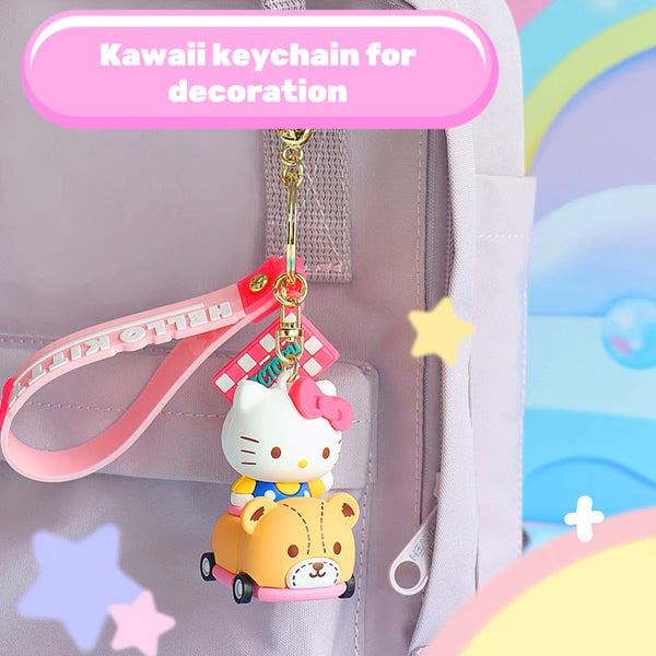 Sanrio Characters Bumper Car Keychain