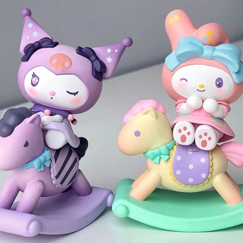 Sanrio Rocking Horse Carousel Figure Blind Box