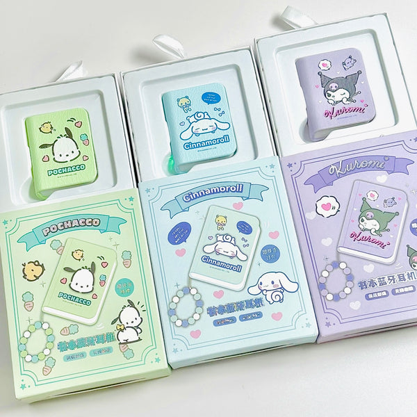 Sanrio Mini Book Bluetooth Earbuds