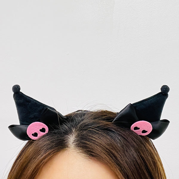 Sanrio Kuromi Ear Hair Clip Set