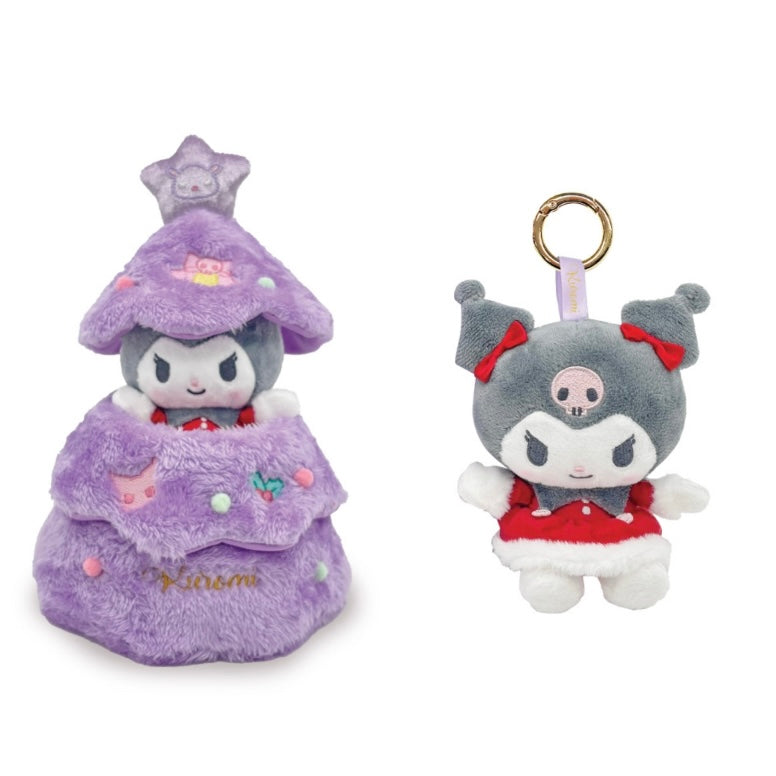 [Pre-order] 🎄Kuromi Christmas Tree Plush Keychain - Sanrio HK Exclusive🎄