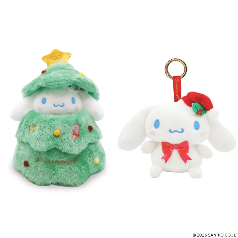 [Pre-order] 🎄Cinnamoroll Christmas Tree Plush Keychain - Sanrio HK Exclusive🎄