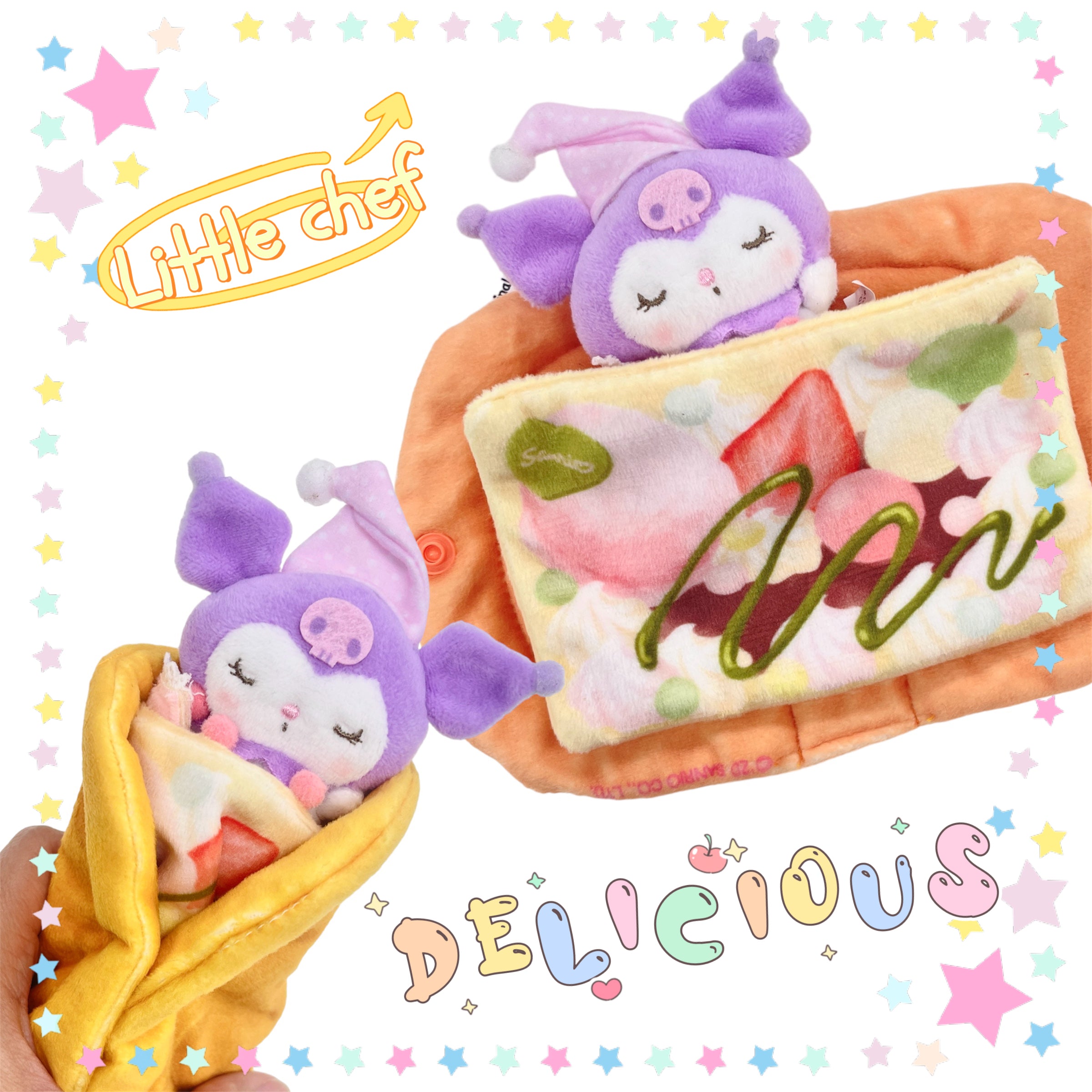 Sanrio Waffle Sleepy Plush Set