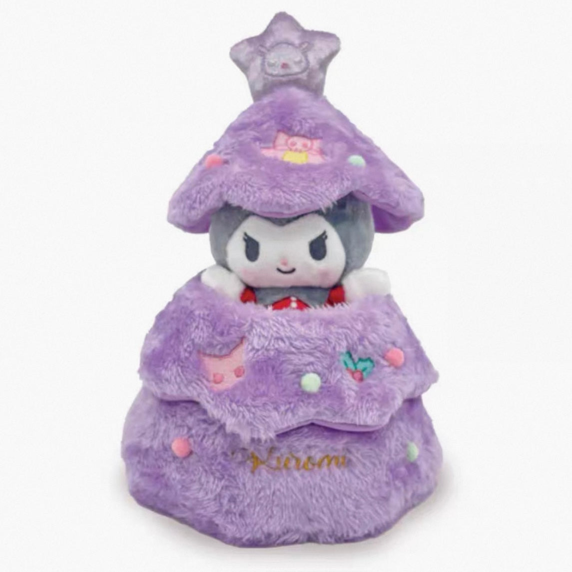 [Pre-order] 🎄Kuromi Christmas Tree Plush Keychain - Sanrio HK Exclusive🎄