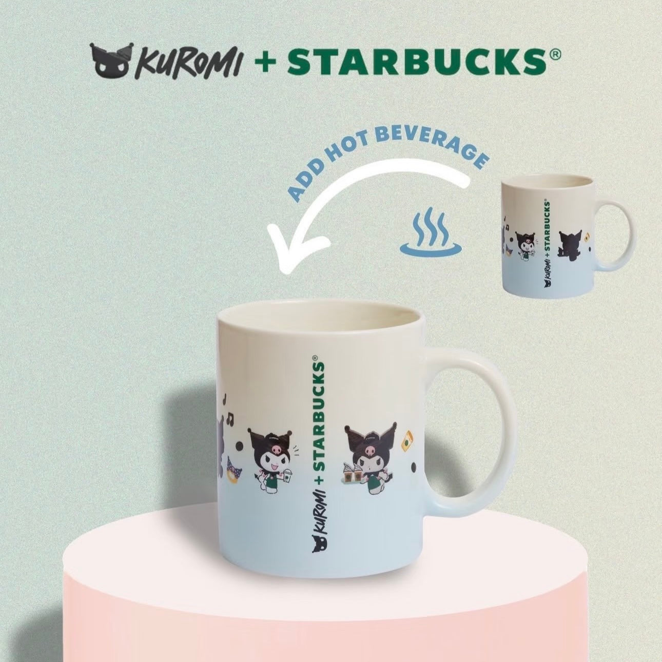 ☕ Starbucks x Kuromi Limited Collaboration Color Changing Ceramic Mug – Asian Exclusive ☕