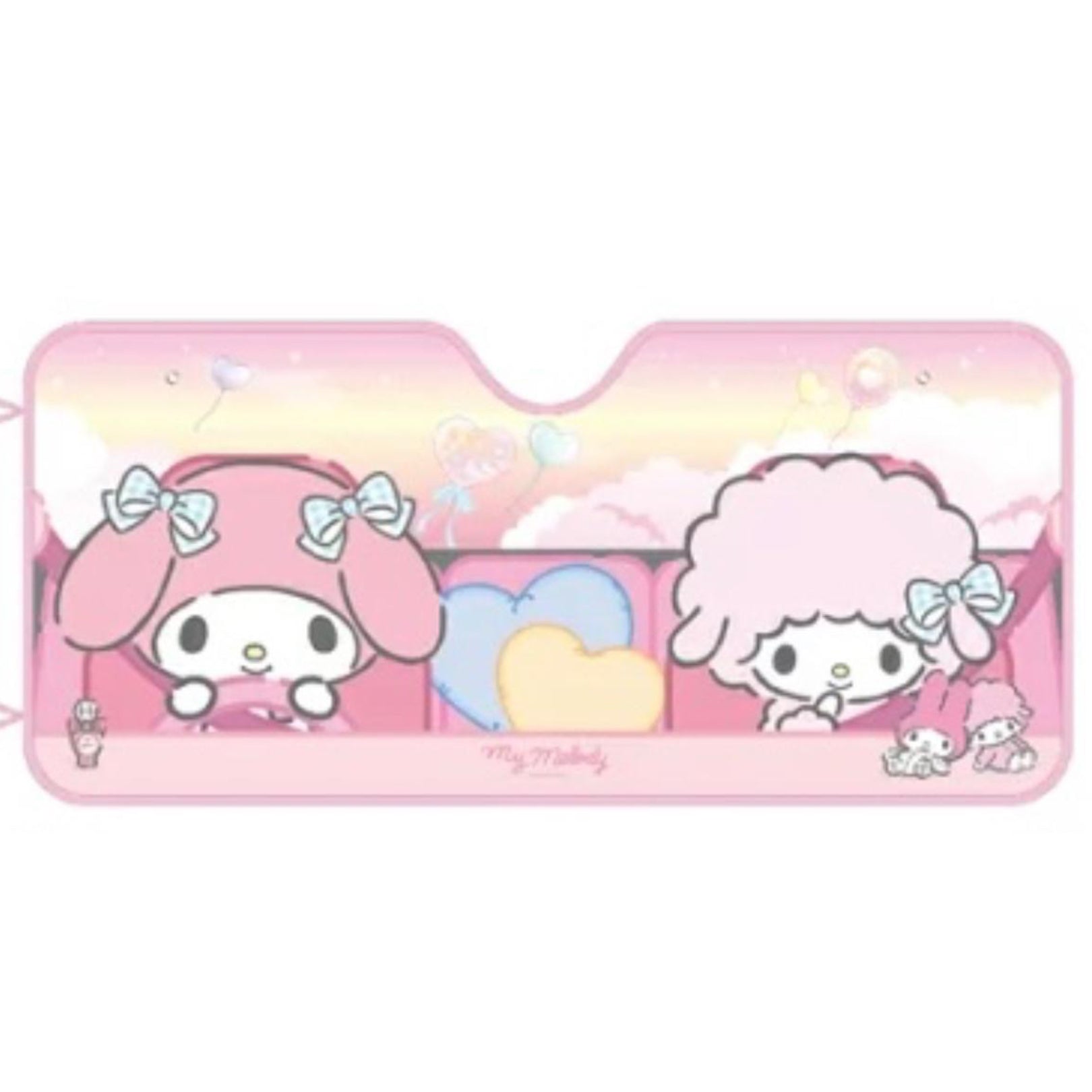 Sanrio My Melody Car Window Sun Shade Windshield - L Size