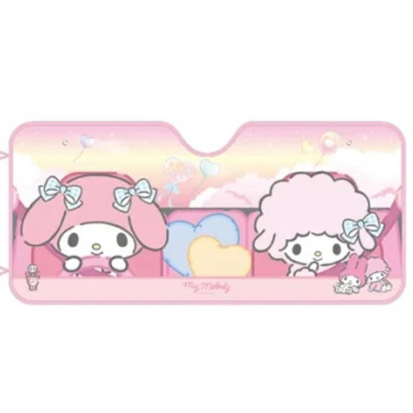 Sanrio My Melody Car Window Sun Shade Windshield - L Size