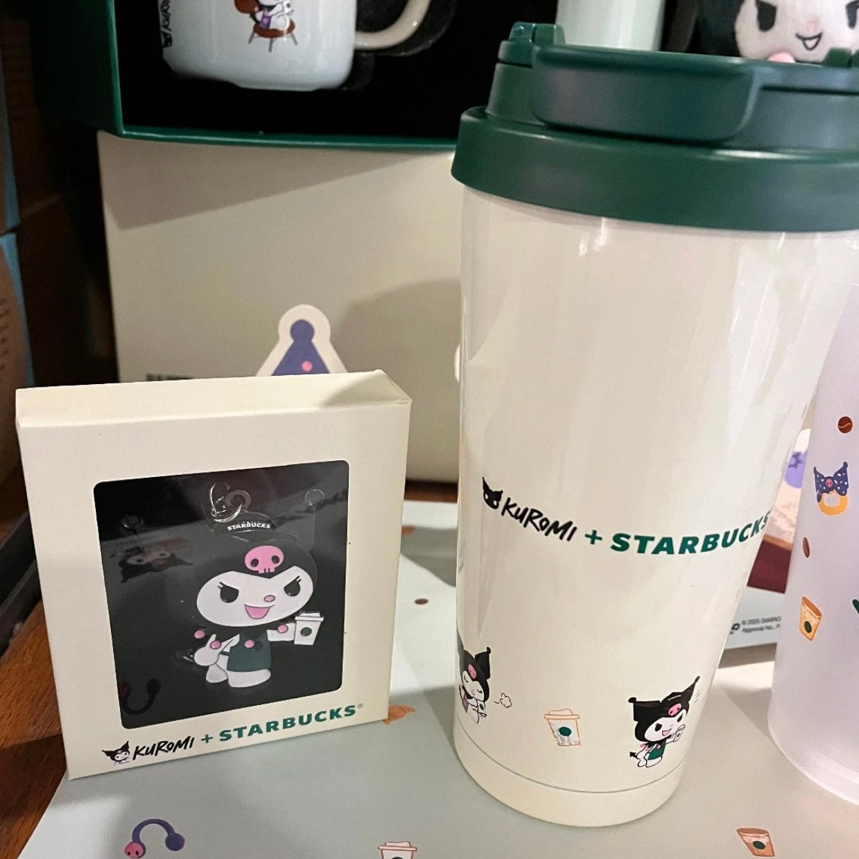 ☕ Starbucks x Kuromi Limited Collaboration Tumbler with Metal Charm - Asian Exclusive ☕