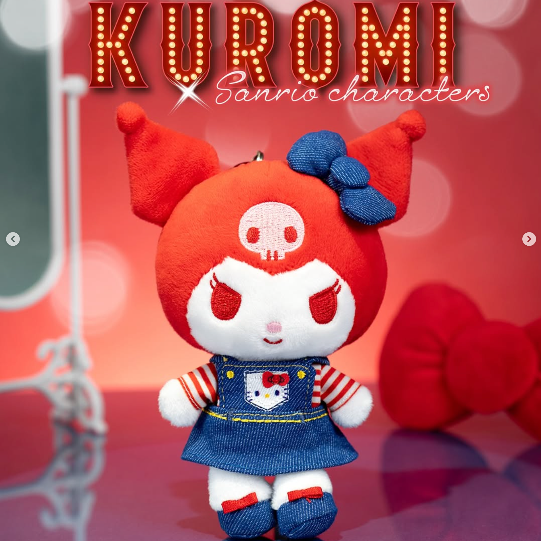 Kuromi x Hello Kitty 20th Anniversary Hong Kong Exclusive Mascot – Strange Cinema Series