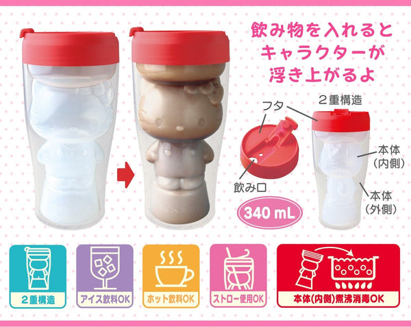 Sanrio Kuromi Shaped Tumbler