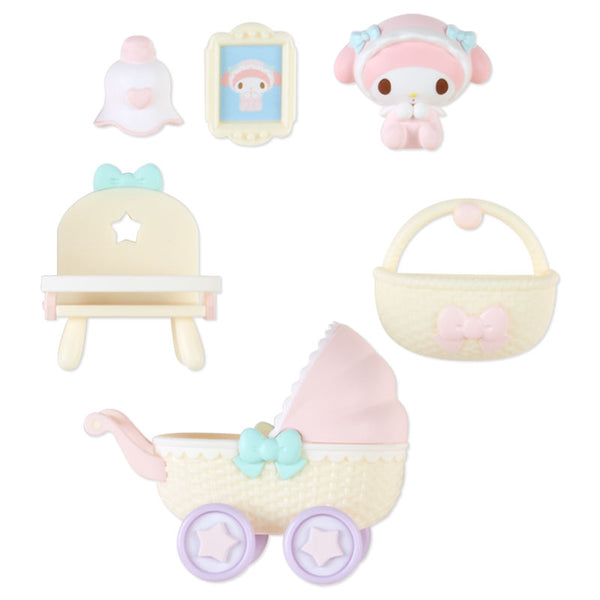 Sanrio My Melody Bedroom Doll House Figure Set