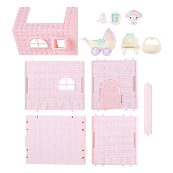 Sanrio My Melody Bedroom Doll House Figure Set