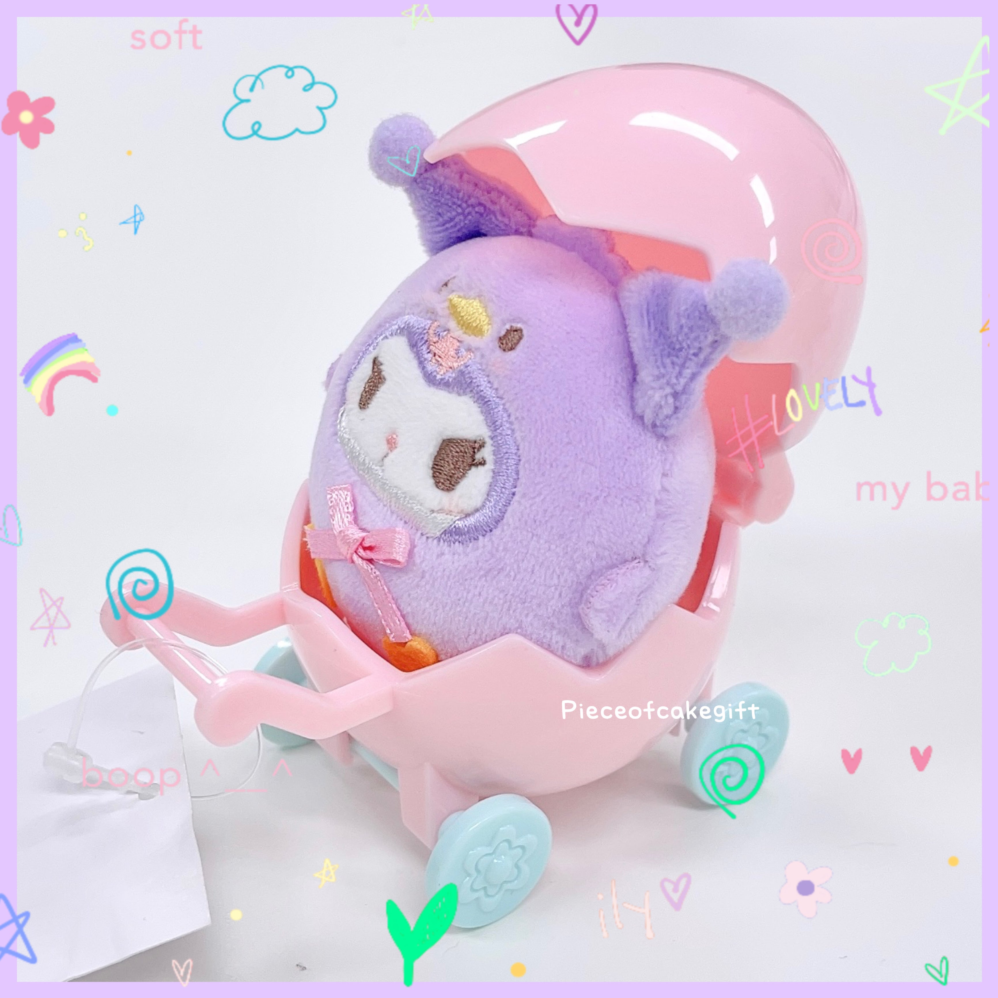 Sanrio Characters Egg Baby Cart Set