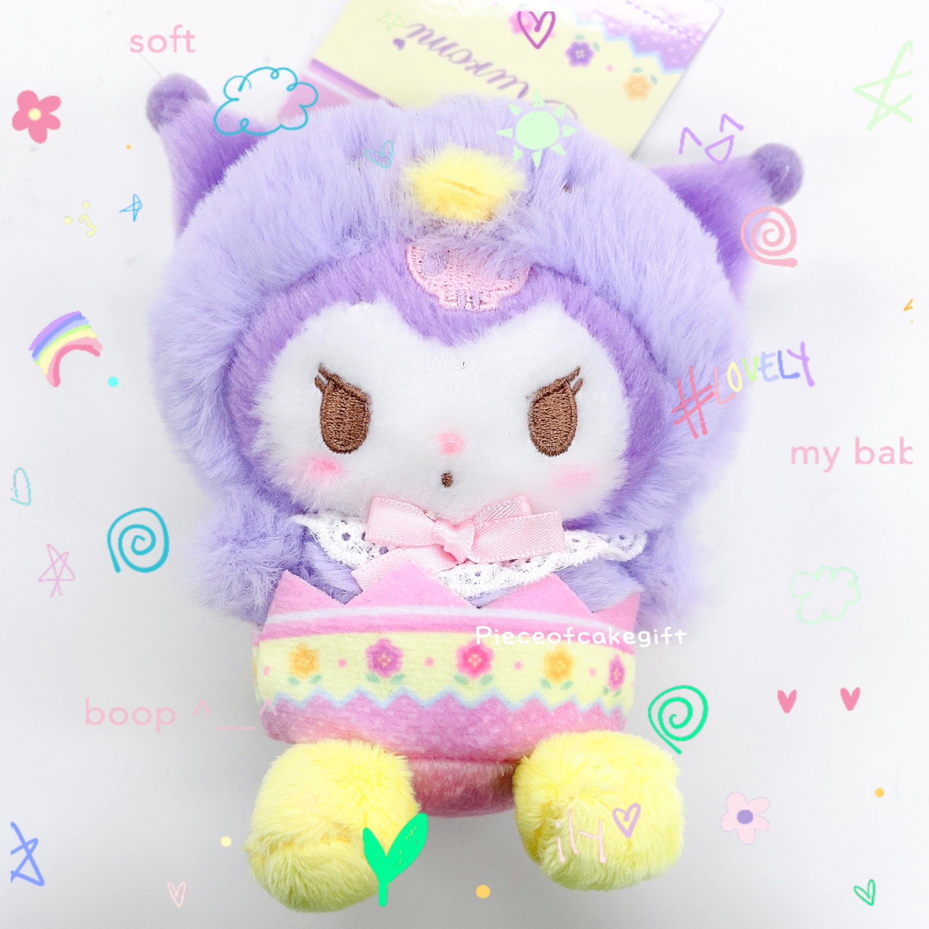 Sanrio Kuromi Chick Mascot Plush