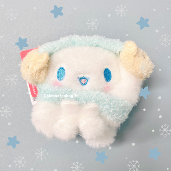 Sanrio Cinnamoroll Winter Earmuff Stuffed Toy Mascot Plush Doll